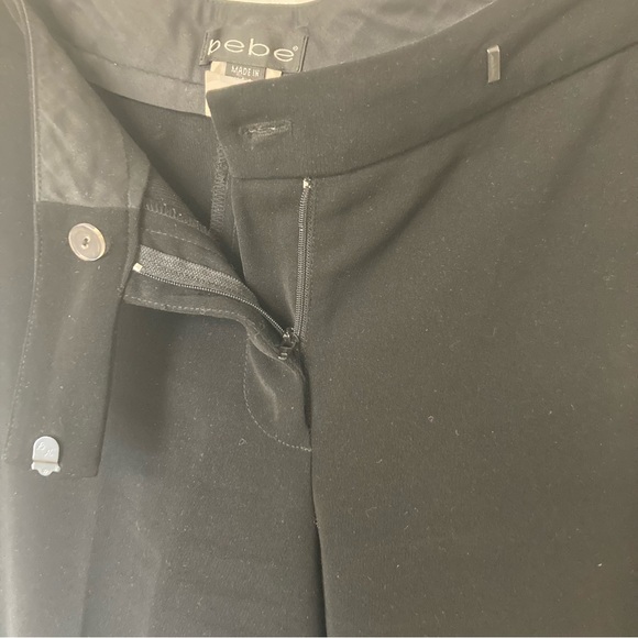VTG Bebe Black Dress Pants, Size 6 - Picture 6 of 6